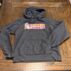 Dark Charcoal Gray Dunkie Junkie Hoodie